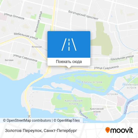 Карта Золотов Переулок