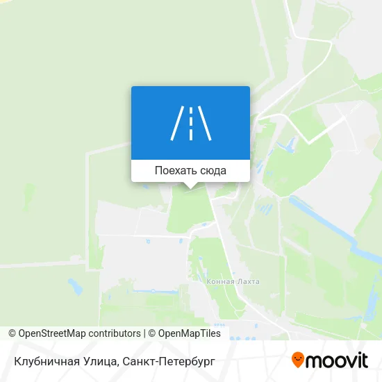Карта Клубничная Улица