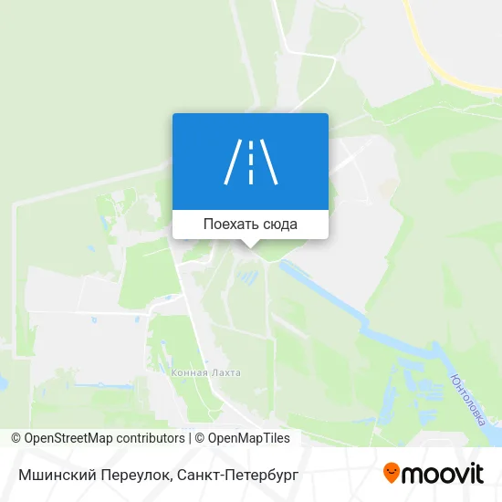Карта Мшинский Переулок