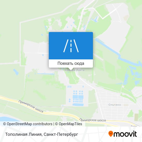 Карта Тополиная Линия