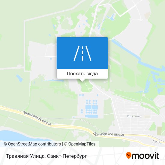 Карта Травяная Улица