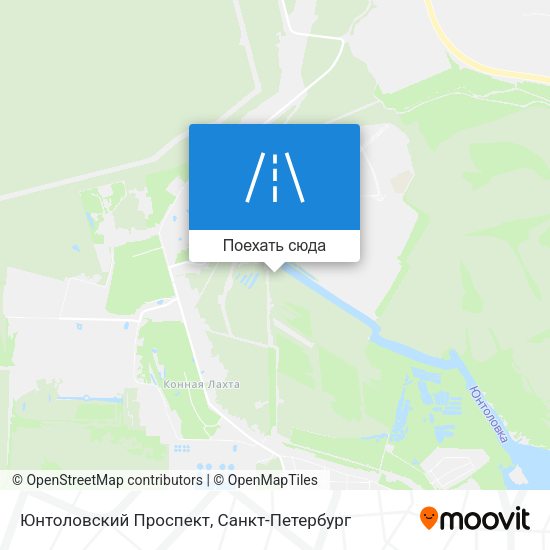 Карта Юнтоловский Проспект