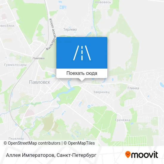 Карта Аллея Императоров