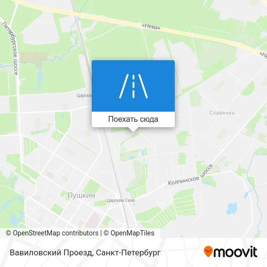 Карта Вавиловский Проезд