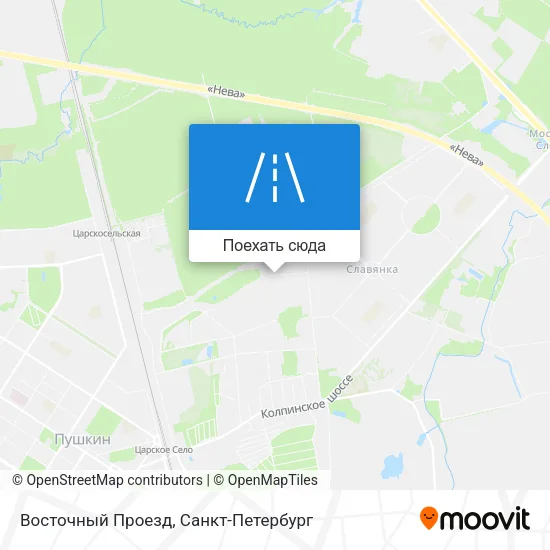 Карта Восточный Проезд