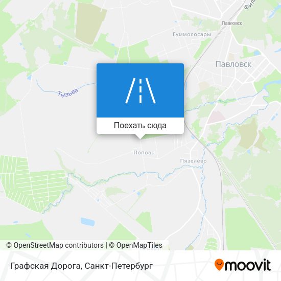 Карта Графская Дорога