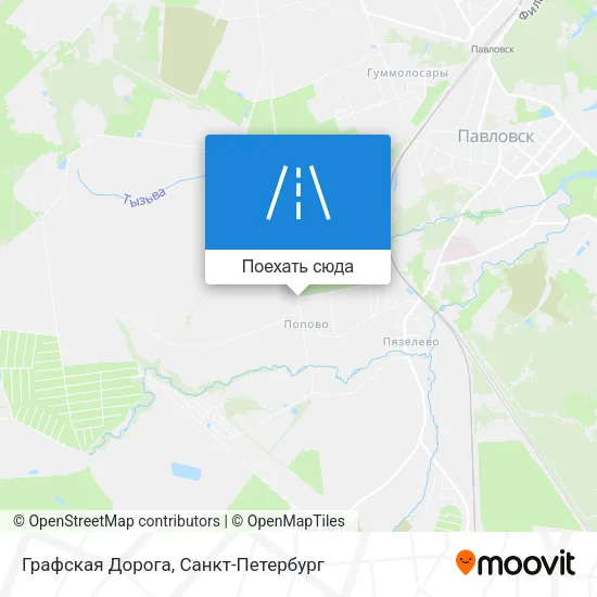 Карта Графская Дорога