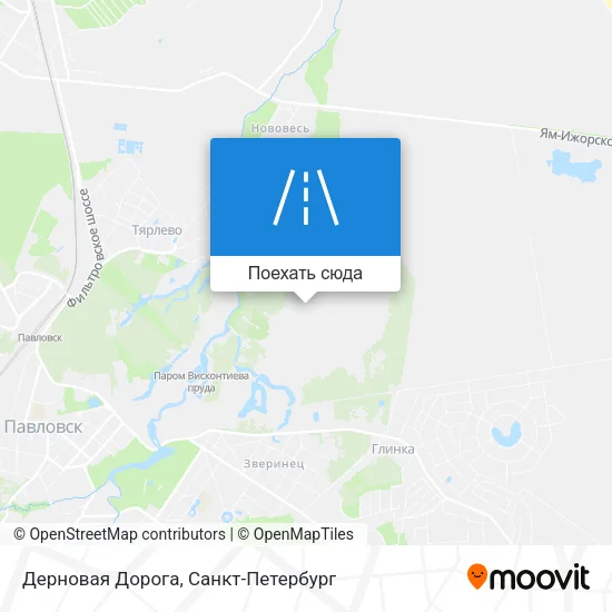 Карта Дерновая Дорога