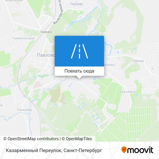 Карта Казарменный Переулок