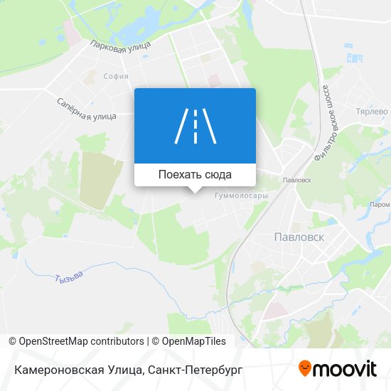 Карта Камероновская Улица