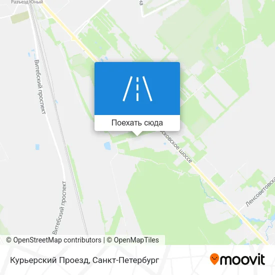 Карта Курьерский Проезд
