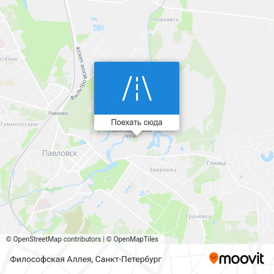 Карта Философская Аллея