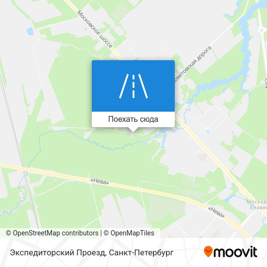 Карта Экспедиторский Проезд