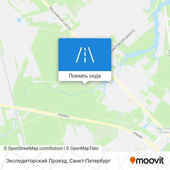 Карта Экспедиторский Проезд