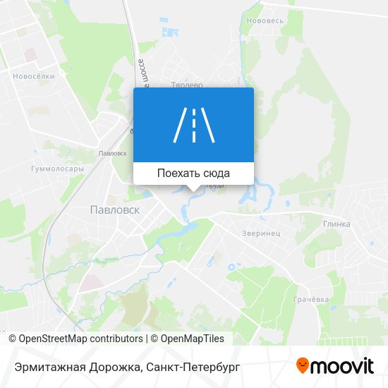 Карта Эрмитажная Дорожка