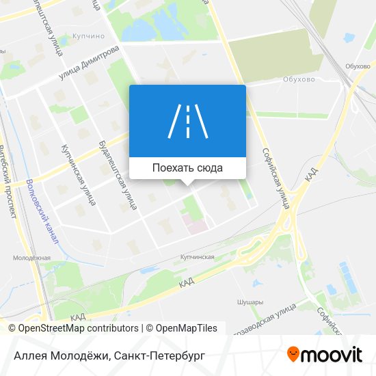 Карта Аллея Молодёжи