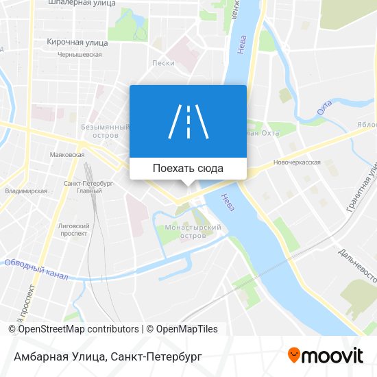 Карта Амбарная Улица