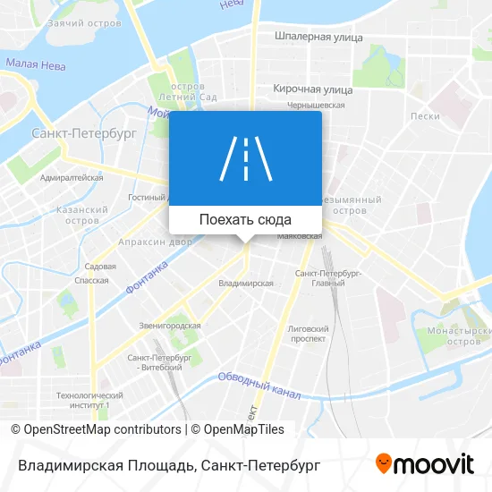 Карта Владимирская Площадь
