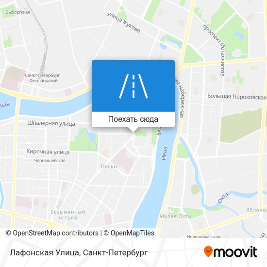 Карта Лафонская Улица