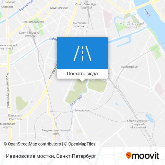 Карта Ивановские мостки