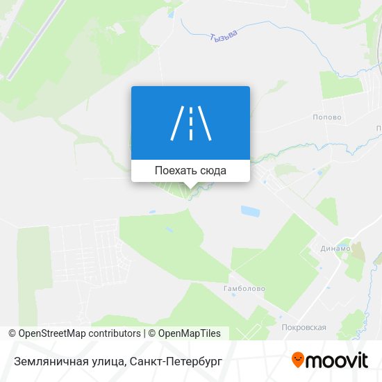 Карта Земляничная улица
