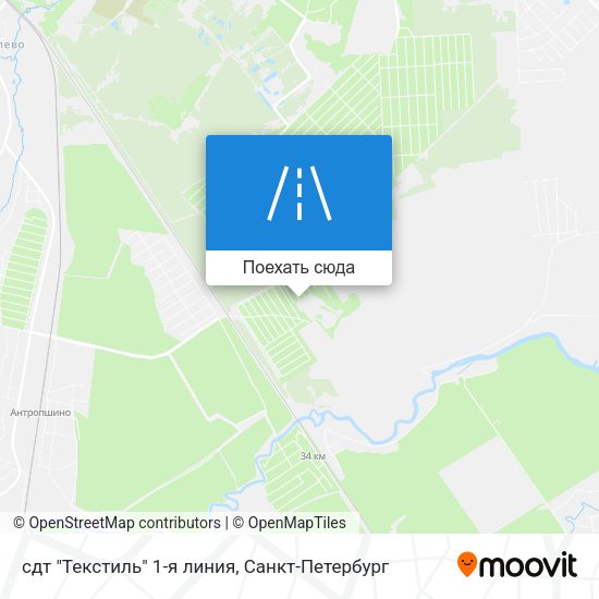 Карта сдт "Текстиль" 1-я линия