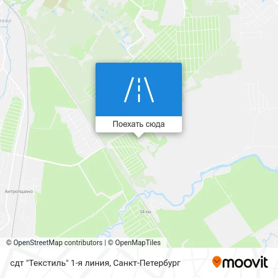 Карта сдт "Текстиль" 1-я линия