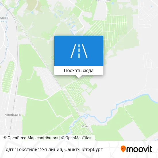 Карта сдт "Текстиль" 2-я линия