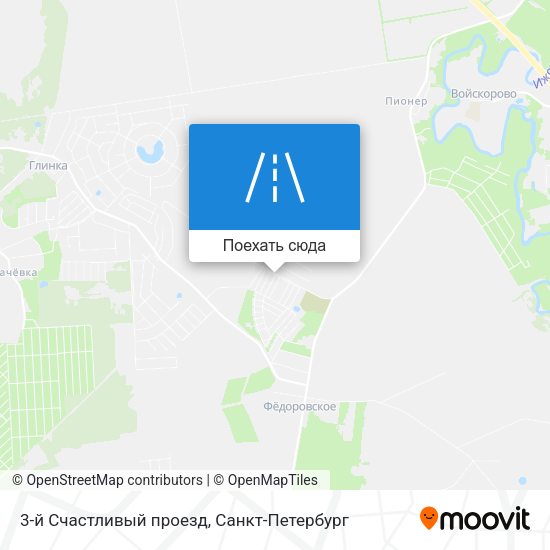 Карта 3-й Счастливый проезд