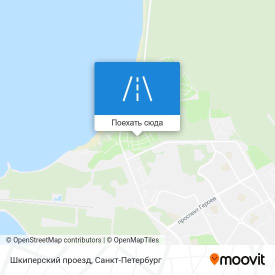 Карта Шкиперский проезд