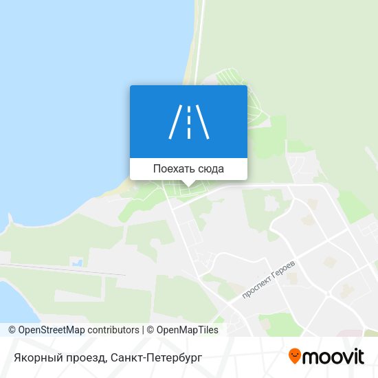 Карта Якорный проезд