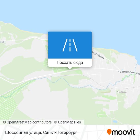 Карта Шоссейная улица