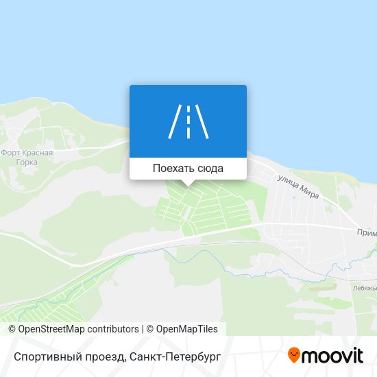 Карта Спортивный проезд
