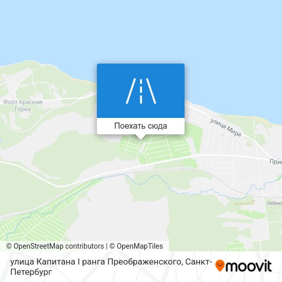 Карта улица Капитана I ранга Преображенского