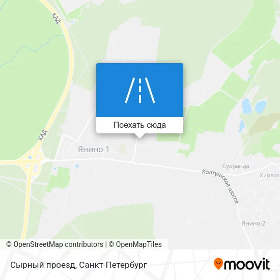 Карта Сырный проезд