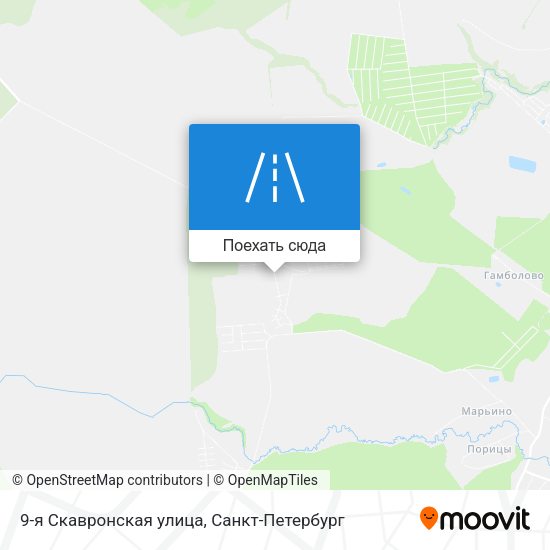 Карта 9-я Скавронская улица