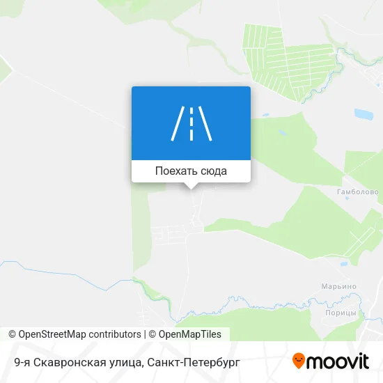 Карта 9-я Скавронская улица