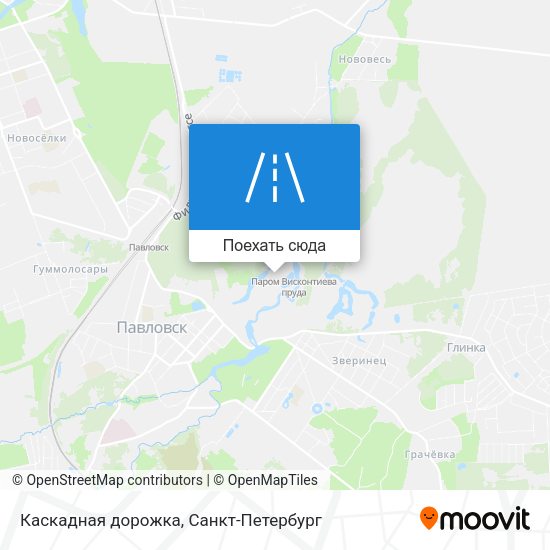 Карта Каскадная дорожка
