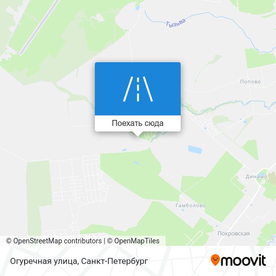 Карта Огуречная улица