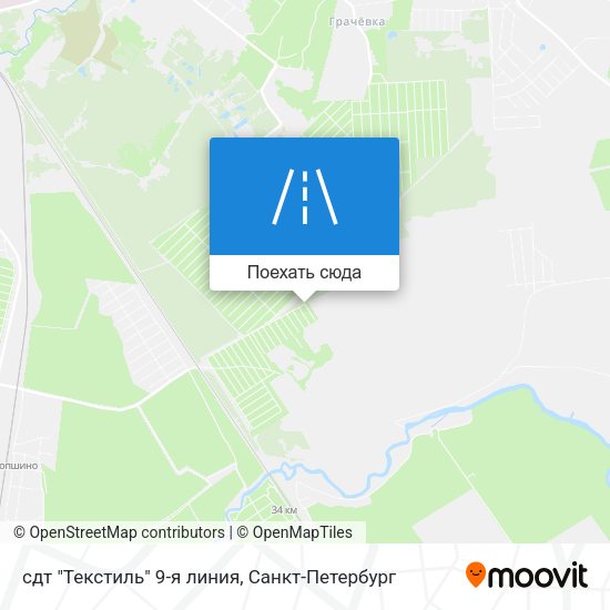 Карта сдт "Текстиль" 9-я линия