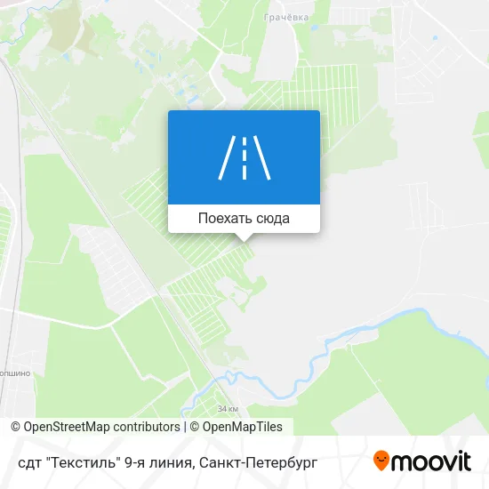 Карта сдт "Текстиль" 9-я линия