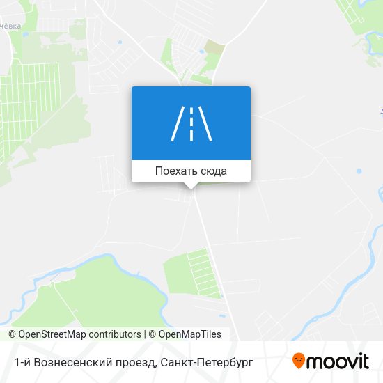 Карта 1-й Вознесенский проезд