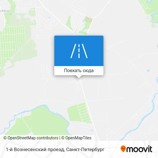 Карта 1-й Вознесенский проезд
