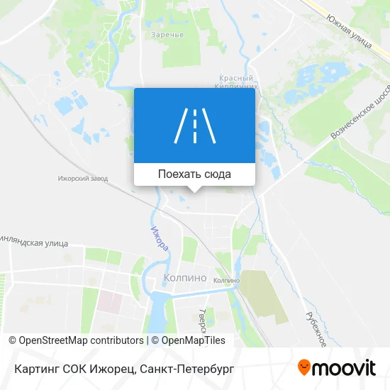 Карта Картинг СОК Ижорец