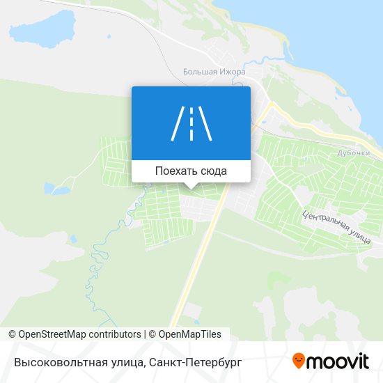 Карта Высоковольтная улица
