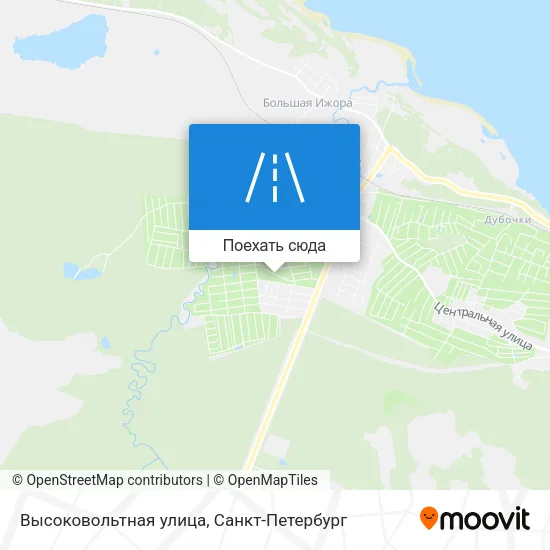 Карта Высоковольтная улица