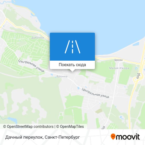 Карта Дачный переулок