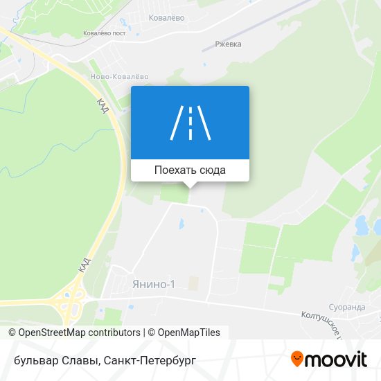 Карта бульвар Славы