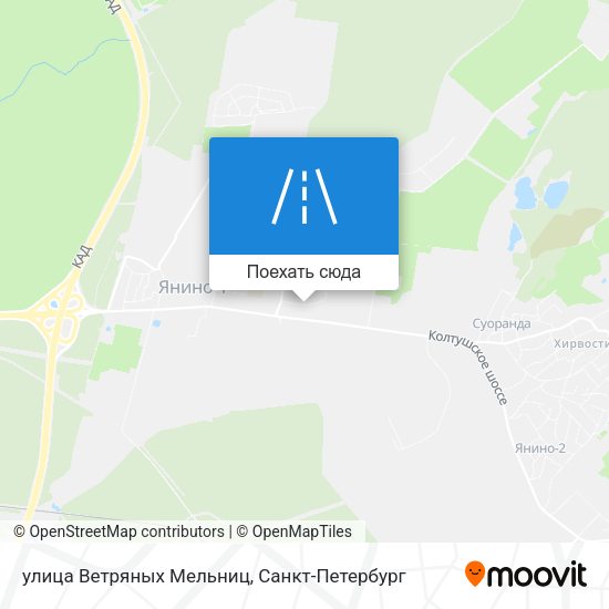 Карта улица Ветряных Мельниц