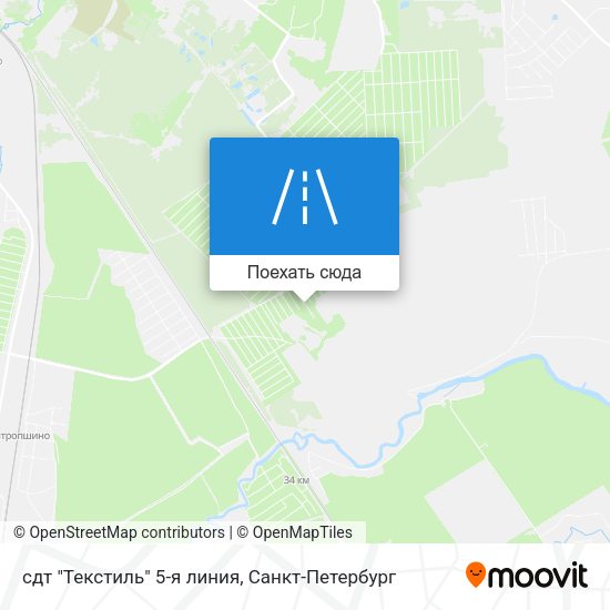 Карта сдт "Текстиль" 5-я линия